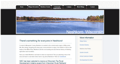 Desktop Screenshot of neshkorowisconsin.com